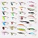 APG Lot 30pcs Colorful Metal Fishing Lures Minnow Poper Baits Tackle Crankbait Assorted Fish Hooks