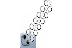 Camera Lens Protector for iPhone 15 6.1-Inch and iPhone 15 Plus 6.7-Inch, 9H Tempered Glass, Anti-Scratch, Case Friendly, Doe