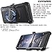 COVRWARE [Aegis Series] case Compatible with ZTE ZMAX PRO/ZTE Carry, with Built-in [Screen Protector] Heavy Duty Full-Body Rugged Holster Armor Case [Belt Swivel Clip][Kickstand], Black
