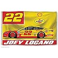 Joey Logano #22 2017 CAR Version 3x5 Flag Outdoor House Banner Nascar Racing