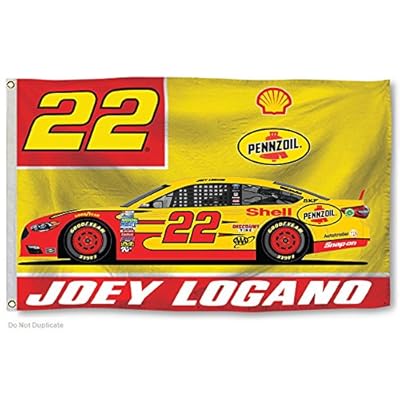 Joey Logano #22 2017 CAR Version 3x5 Flag Outdoor House Banner Nascar Racing