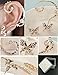 CIShop Diamond Antique Butterfly Earcuff Earrings stud Punk Style Ear Wrap