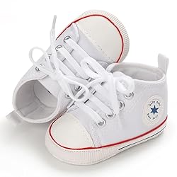 KKIIDDSS Unisex Baby Girls Boys Canvas High-top