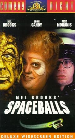 Amazon Com Spaceballs Widescreen Edition Vhs Mel Brooks John Candy Rick Moranis Bill Pullman Daphne Zuniga Dick Van Patten George Wyner Michael Winslow Joan Rivers Lorene Yarnell Jansson John Hurt Sal Viscuso Nick
