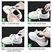 3 Pair Shoe Crease Protector Toe Box to Reduce, Anti-Wrinkle Protector, Against Shoe Creases, Men's 7-12/ Women's 5-8 (White, Black, Gray)