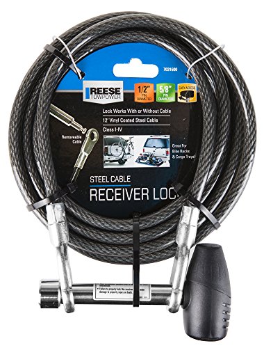 Reese Towpower 7031600 Steel Cable and Receiver Lock