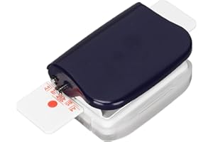 YAOGOHUA Binding Machines, Mini Manual Multipurpose 6 Holes Cinch Book Binding Machine, Coil Binding Machine for Home Office(Black)