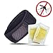 All Natural Mosquito Repellent Bracelets (2 Pack) By Mosgo - No DEET, Mess or Spray - Insect Repellant Wrist Bands, Non Toxic, Long Lasting & 100% Safe, Even for Babies. 2 Bracelets + 2 Refills Included (Black)