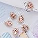 Crystal Rhinestones Sewing on, Premium Rhinestones Flatback Beads Buttons with Bling Diamonds, DIY Crafts Gems for Clothing, Bags, Shoes, Dress, Wedding Party Decoration (Teardrop Rose Gold)