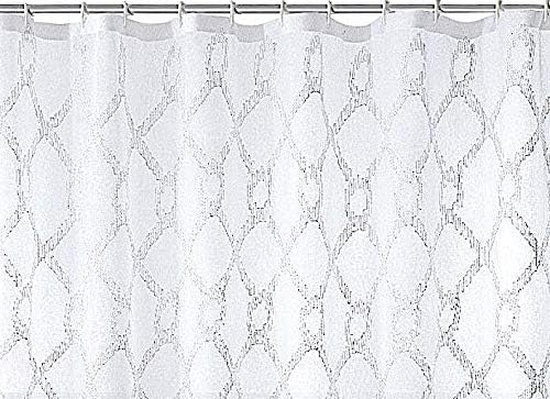 Amazon Com Decorative Sheer Fabric Shower Curtain Embroidered