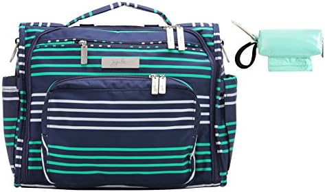 Ju-Ju-Be B.F.F. Convertible Diaper Bag, Providence + Oh Baby Bags Diaper Bag Clip-On Dispensers with Disposable Bags for Dirty Diapers (Seafoam)