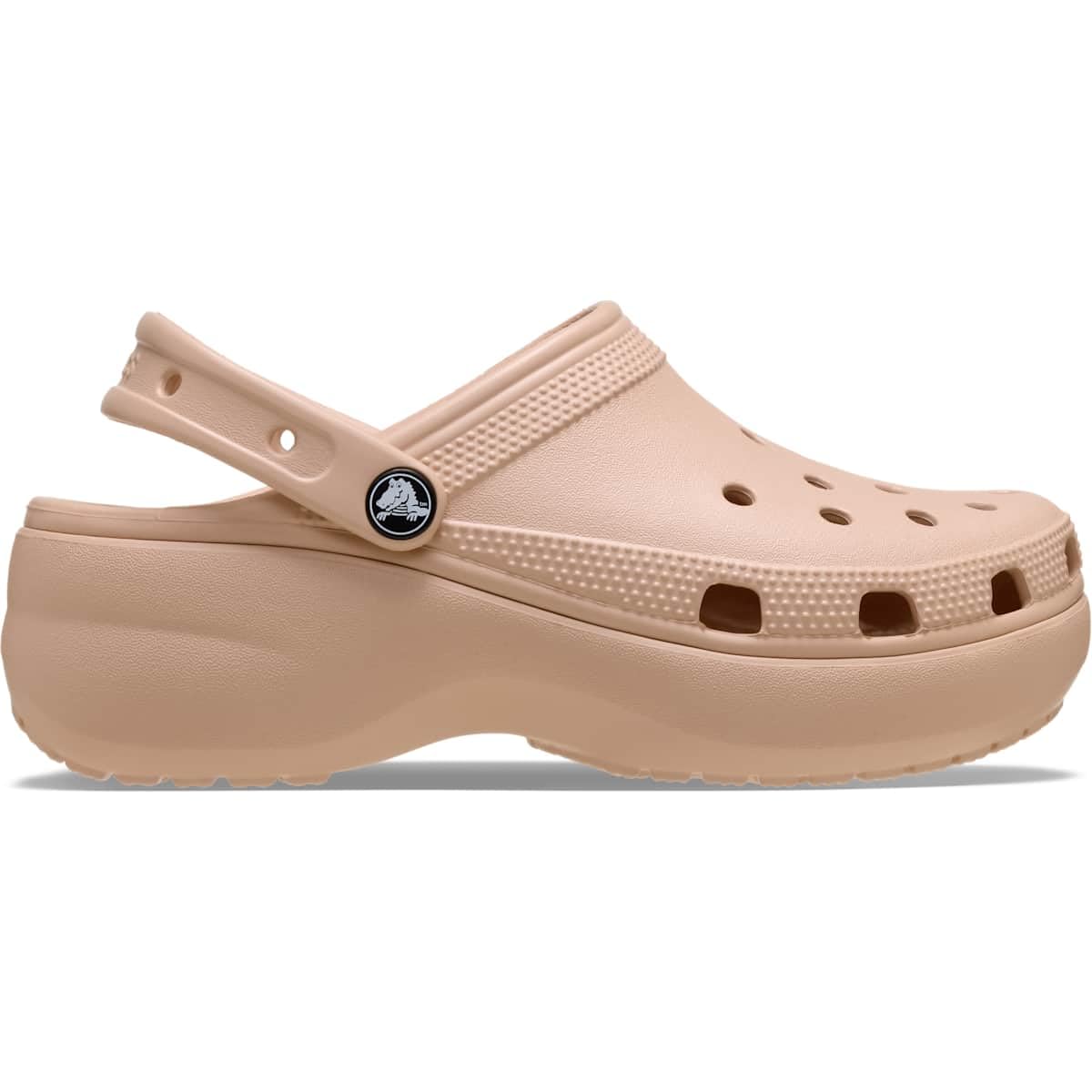 Crocs Women's Classic Platform Clog, Pink Caramel, 10 Image