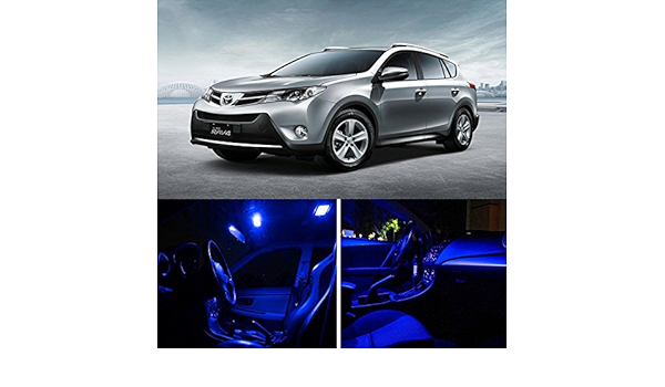 cciyu 6pcs super Bombillas de luz interior LED azul paquete ...