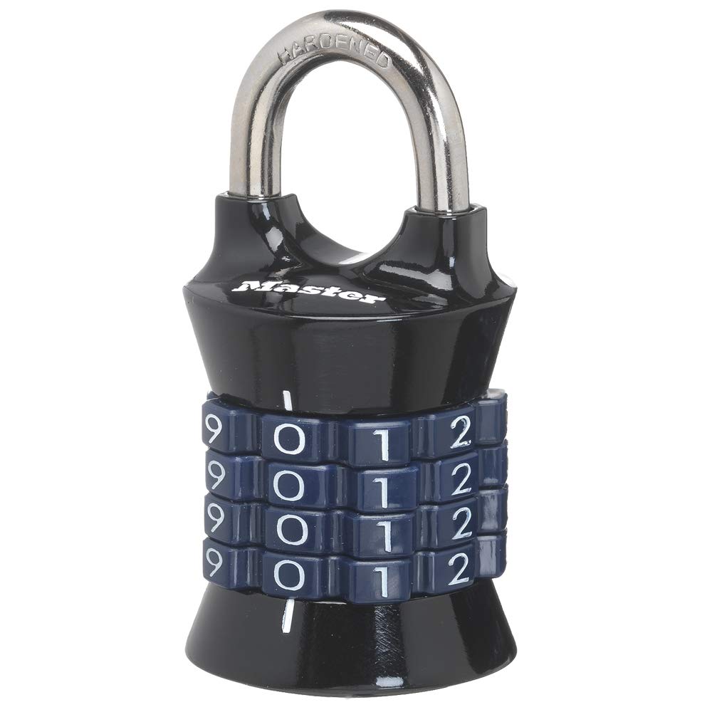 Photo 1 of Master Lock Word Combination Lock, Set Your Own Combination Lock for Gym and School Lockers, Indoor Combo Padlock, Colors May Vary, 1535D