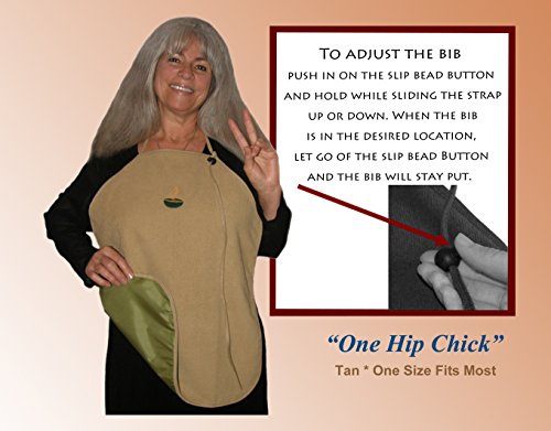 "One Hip Chick" Adult Bib for"Hip" Seniors