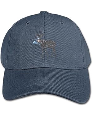 Moose Space Art Unisex Kids Peaked Hat Boys Girls Baseball Cap Adjustable Four Seasons