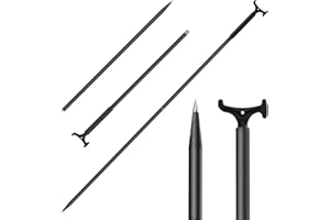 EDSRDPLT 2006 7.75' Anchor and Push Pole, Floating Shallow Water Anchor Pole with T-Handle and Compass, Multifuction Fiberglass Anchor Pin on The Beach