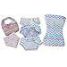 Baby Doll Diaper Bib Burp Set