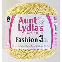 Coats Crochet Fashion Crochet Thread, Maize