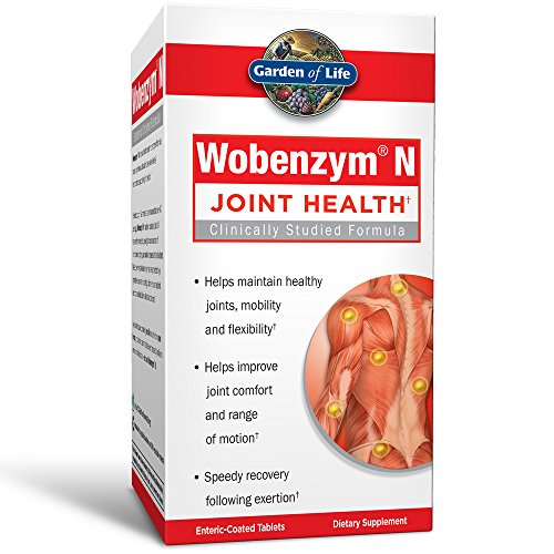 GARDEN OF LIFE JOINT SUPPORT SUPPLEMENT – WOBENZYM N SYSTEMIC ENZYMES, 200 TABLETS