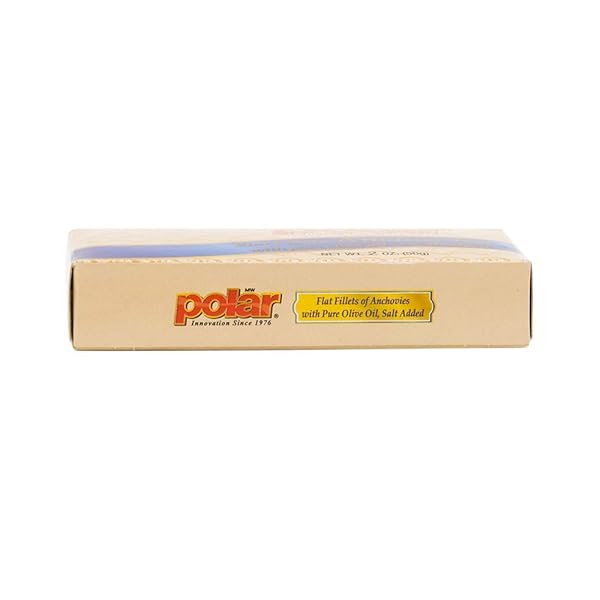 MW POLAR FLAT ANCHOVIES IN OLIVE OIL, 2 OZ (PACK OF 18)