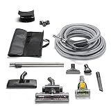 GV Universal Central Vacuum Hose Kit w Turbo Nozzles