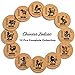 12 Pc Chinese Zodiac Drink Coaster Set Tiger |Housewarming Gift for Men Women Mom Dad Family | Astrology Horoscope Coasters | Cork Coasters+Holder+Bottle Opener | Fun Bar Party Home