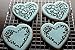 Designer Stencils Contemporary Hearts Cookie Stencils, Beige/Semi-Transparent, Fits 4
