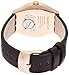 Swatch Irony Tic-Brown White Dial Leather Strap Unisex Watch YWG405