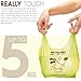 Dog Poop Bags - Dogs Waste Bag - Pet Poop Bags - Poop Bags for Dogs - Poop Bags with Handles Easy-Tie - Green - Unscented