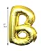 Large Gold 40 Inch Baby Letter for Baby Shower Decorations Balloon by PartyPlace, Shiny Gold High Quality Helium Baby Letter balloons