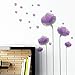 Wall Decals – Wall Décor – Flower Wall Decals – Flower Wall Stickers - Flower Decals – Wall Stickers – Purple Wall Decals – Purple Flower Wall Decals - Purple Flower Stickers