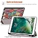 iPad Pro 12.9 2017/2015 Case, Hocase Folio Smart Case with Pencil Holder, Unique Design, Auto Sleep/Wake Feature, Soft TPU Back Cover for iPad Pro 12.9 1st&2nd Generation 2015&2017 - Mandala Flowers