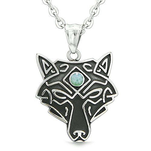 Wolf all seeing third wisdom eye celtic protection magi…