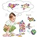 Mini Butterballe 56 Pcs Magnetic Building Blocks Tile Set, STEM Educational Learninig Toys for Kids, Magnet Stacking Blocks Preschool Construction Kits for Toddler