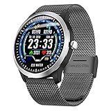 N58 ECG Sports Watch HRV Report Blood Pressure Heart Rate Test ECG+PPG ECG Smart Bracelet (Black)