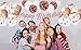 EpiqueOne 36-Piece Rose Gold Birthday Kit | Includes Happy Birthday Banner, Rose Gold Balloons, Tissue Pom Poms & Tassels | Easy to Set Up | Also Ideal for Bridal and Baby Showers & More