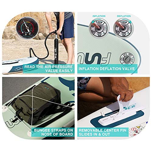 FunWater SUP Inflatable Stand Up Paddle Board UltraLight Inflatable