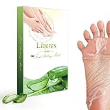 2 Pairs Foot Peeling Mask, Liberex Lavender Scented Exfoliating Callus Peel Booties, Baby Your Foot Naturally in 1 Week