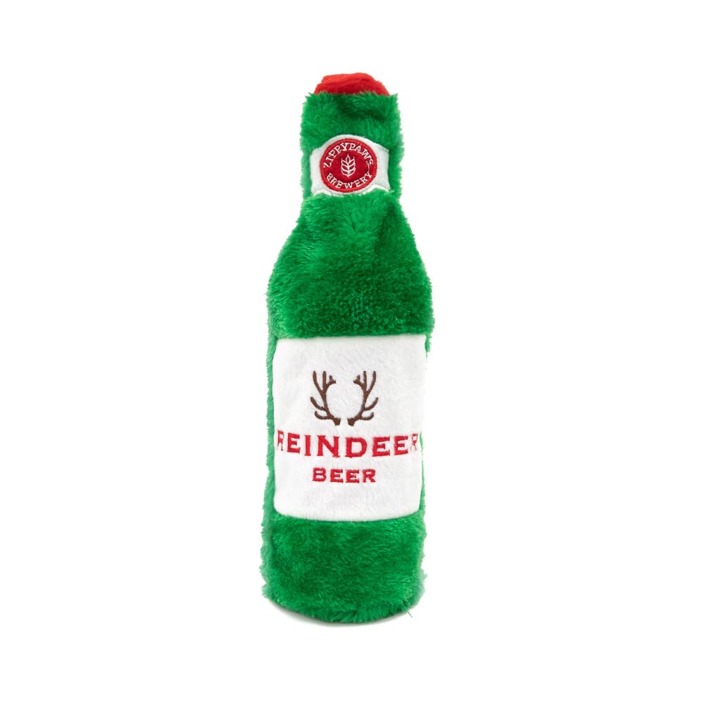 ZippyPaws Holiday Happy Hour Crusherz - Reindeer Beer