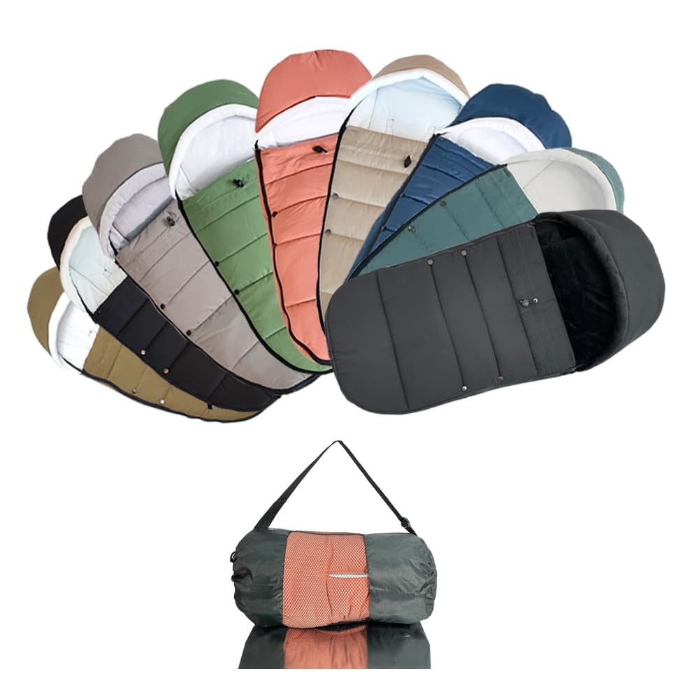 Brogtorl Universal Pushchairs Footmuff, Soft Lining & Fabric Compatible with Babyzen YOYO - Includes Carry Bag - Machine Washable (Ginger)
