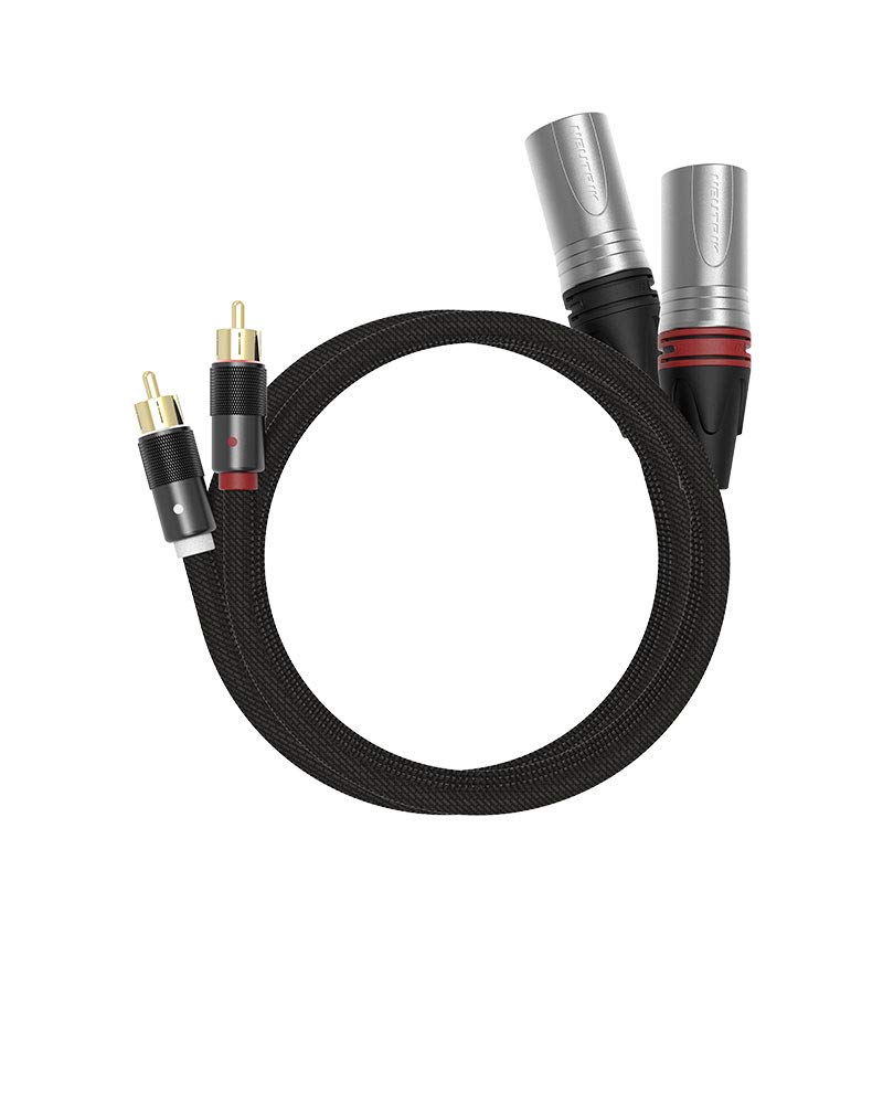 khadas Balanced RCA Cable,XLR-3 Male Cable,Audio Stereo Subwoofer Cable [Hi-Fi Sound] for Tone2 Pro,Tone2(1M)