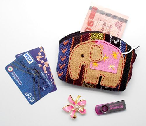 NEW HANDY HOBO HIPPIE STYLE FABRIC BAG BEAUTY ELEPHANT PATTERN PURSUE MONEY FROM THAILAND