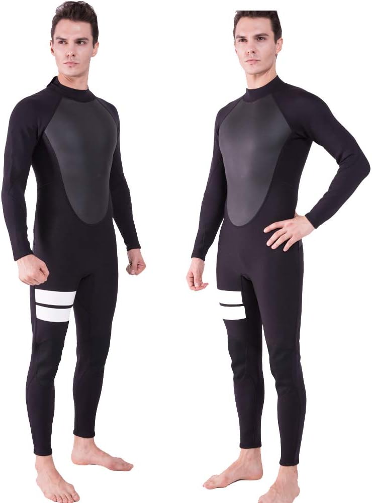 Mens and Womens Wetsuits 2mm, Adult One Piece Full Body Long Sleeves Neoprene Wet Suits 1.5mm for Surfing Diving Snorkeling Kayaking Canoeing SUP Boarding