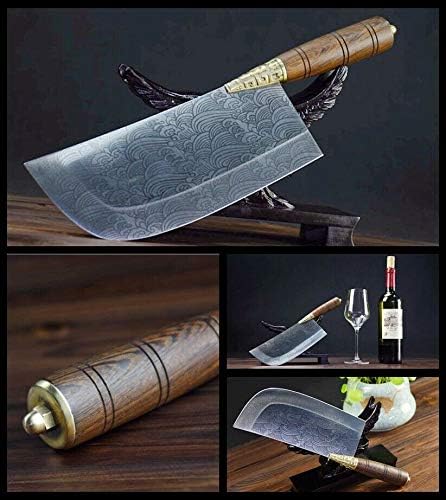 GLW Sword Hand Forged Longquan Chef Kitchen Knife Kitchen Slicing Knife 5Cr15MOV Steel #40
