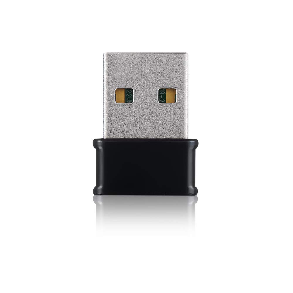 Zyxel Dual-band Wireless AC1200 Nano USB Adapter – Support MU-MIMO for lag-free network experience. Advanced security of WEP/WPA/WPA2/WPA3 encryption [NWD6602]