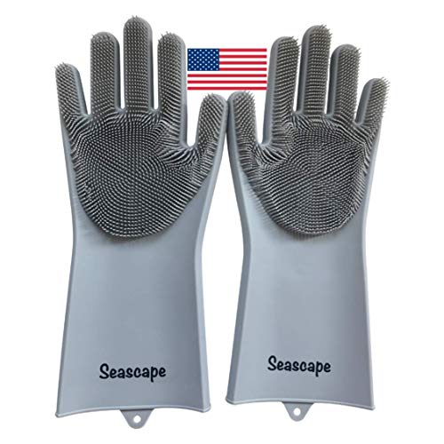 image for Outdoor Original Rubber Glove Scrubber Pair | 2 Scrubbing Gloves Per P