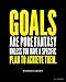 Goal and Work Ethic Inspirational Posters; Motivational Success, Determination and Goals Quotes, 8x10 Inch, Set of 4