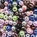 TOAOB 2100pcs 3mm Tiny Glass Pearl Beads Multicolor Round Loose Spacer Beads Kit for DIY Craft Necklaces Bracelets Jewelry Making