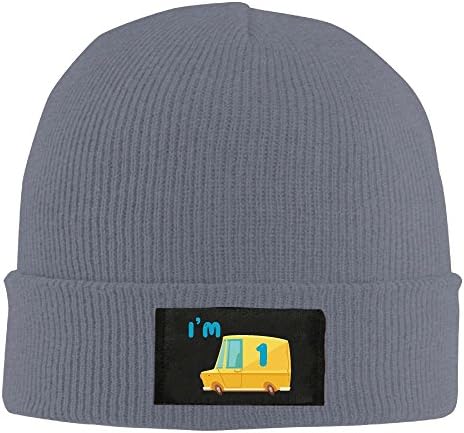 Warm Winter Knited Hats Watch Cap Cuff Beanie Hat Dump Truck I'm 1 Skull Beanie Hat&amp;Cap